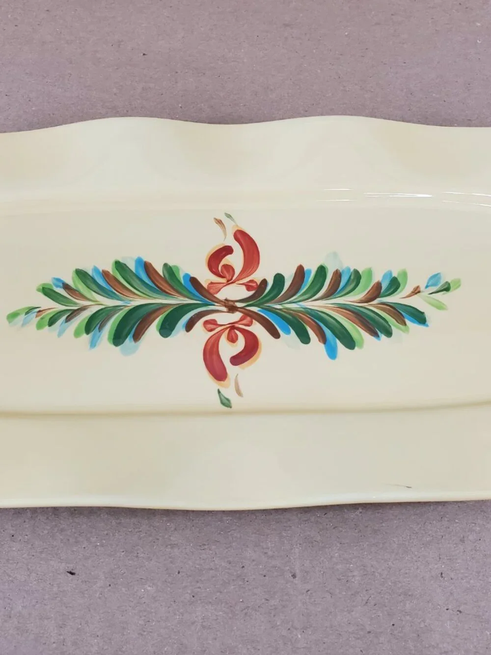 Southern Living At Home Gail Pittman Sienna Oval Tidbit Appetizer Platter